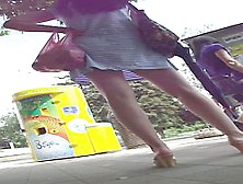 Stunning Girl With Awesome Body In Upskirt Video