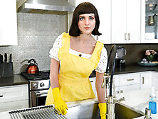 Madrasta Jane Dove curtindo galo jovem em tabu