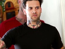 HardcoreDirty. com - Gina Valentina's deepthroats big cocks during hot home orgy