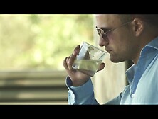 Dude Watches Brunette Bombshell As She Swims In The Pool Naked.