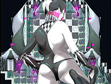 Jester tramples tower of stomp while worshipping the big booty and huge tits