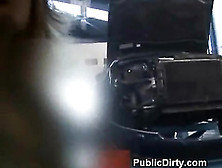 Blowjob In Auto Shop