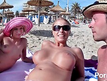 03 SZENE ANNA LUCAS NADINE MALLORCA - SCENE 1: Blowjob, Public & Doggy Porn