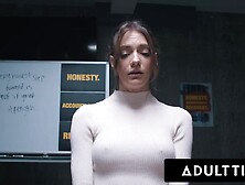 ADULT TIME - Sex Junkie Kenna James Soaks Strangers With SQUIRTING CLIMAX! HARD COARSE 3SOME!