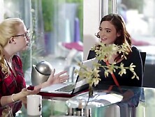 teen Lezzies Grinding Pussies In Panties (18+)