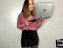 Cruel femdom CFNM makes fun of smallcock and rate them