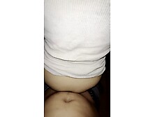 A quickie in the kitchen with my ally's sister,  I cum inside out of a cock-sock