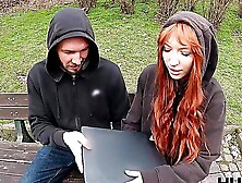 Redhead Lilly Mays seduces her husband's friend for money