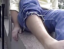 Gay Guy Doug Flaunts His Feet In Public For Your Viewing Pleasure