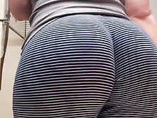 Milf Fat Butt Kitchen Wedgie