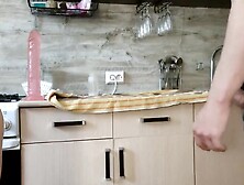 Preggo Bimbo Masturabtes & Creamped - DILF Fucks His Wife's Best Friend