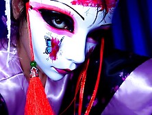 SELF PERSPECTIVE Creepy Geisha Halloween oil massage hand-job and mounts on your meat (TRAILER “Geisha's Massage")