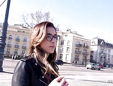 GERMAN SCOUT - SMALL TEEN WITH GLASSES PICKED UP AND SCREWED ROUGHLY