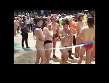 Start Of Nudist Race