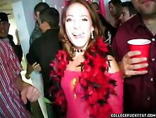 College ladies pounded at halloween party