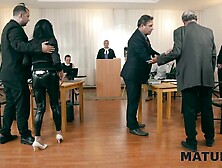 MATURE4K. Older woman with large titties cheated on her spouse and ended up in court