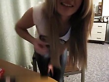 Kristy and her webcam