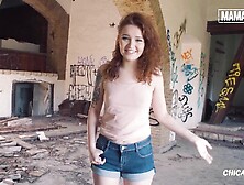 Eager Redhead Lalin Girl Shelley Bliss Takes Large Shlong In Abandoned Place - Mamacitaz