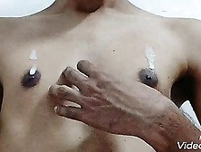 Twink Nipple Play And Huge Cumshot