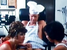 Classic Messy Threesome From The 1970S