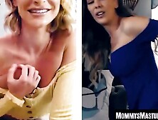 MommysMasturbating. com - Cherrie DeVille shares intimate pussy rub with stepdaughter