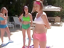 Fit And Pretty Teens Gets Fucked Hard After Their Yoga Class