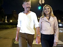 Older guy shows Sara Cute how hardcore pounding looks like