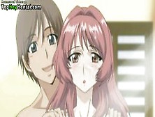 Hentai Busty Milf Gets Cumshot On Her Tits