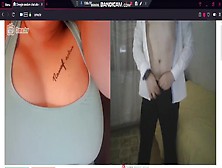 Omegle #2 - Cum For Tattooed Horny Turkish Girl