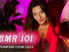 ASMR JOI * Your sexy brunette Fast and Aggressive Mic Pumping Your Meat * Amy Haze