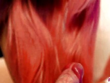 Nice-looking redhead Rihanna Ebony, likes wild sex with her lover.