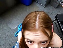 TEEN SHOPLIFTERS - Brunette Reese Robbins caught stealing panties (Jason Michaels)