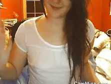 Horny Cutie With Small Tits Masturbates