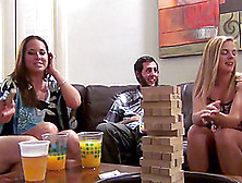 Scantily Clad Sex Party Sluts Playing Games And Fucking