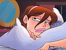 He took the hottie's panties to smell and got excited!