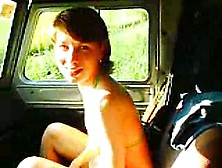 my bitch on public beach