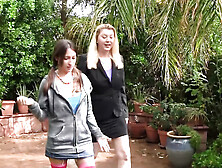 Lizz tayler gets delivered to a huge cock