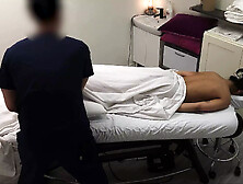 Young Indian college student gets the unforgetable first massage