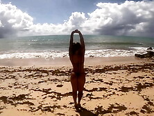 We went to a deserted beach and took advantage of it to have some hot sex.