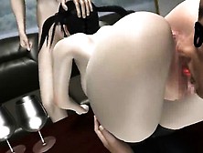 Busty Animated Gets Mouth And Cunt Fucked