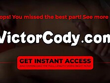 Horny Hunk Finger-Fucks His Way To A Big Load