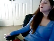 Brunette Bombshell Fingers Herself Live On Cam - Masturbation Show