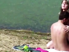 my Stepdaughter caught with her BF on the beach