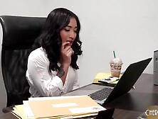 Tiny Oriental Spinner Avery Ebony Tossed Around and Drilled by Charles Dera