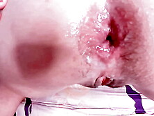 Anal cream pie and gape booty for a fresh student.  The hot lady is banged by her teacher doggystyle in her stunning bum until sh