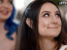 Yoga Sweetheart Eliza Ibarra Seduces Jill Kassidy & Jewelz Blu Into Lesbo Screw - A ANGEL KNOWS