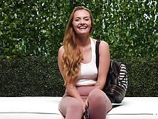 Quiet Casting Turns Into Rowdy Anal Fuck