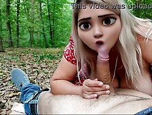 Disney Magical Princess sucks large jock in Fairy Forest
