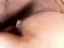 Female-to-male slut's mouth stuffed before pussy pounded