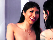 Raven Lane, Skyler Storm And Penelope Woods In Lesbian Sorority 02